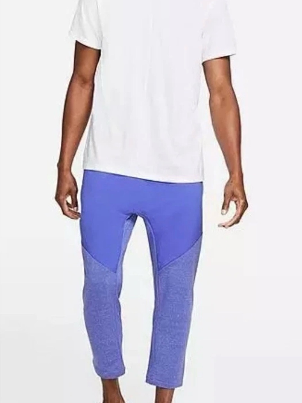 Nike Yoga Pants Athletic Lounge Dri-FIT Blue Loose Fit DH1933-499 Men's Size XL